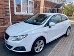 Seat ibiza 1.4 White 3 door Full History Timing Changed  telePhone & music 55mpg