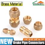 Air Conditioning Pipe Male Connector With Female Nut For 1/4" - 7/8" Copper Pipe