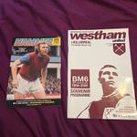 West Ham - Bobby Moore Football Programme Bundle - BM6 50th Anniversary