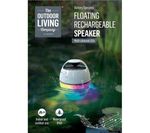 Bluetooth Speaker Rechargeable Floating pool with Light Show Waterproof 17cm