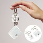 2 Pcs Picture Frame Keychain Photo Album Binder Holder Mini Books Memory