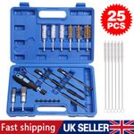 25PCS Diesel Injector Seat Cleaning Brush Tool Engine Injectors Cleaner Kits