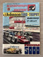 1970 Anderstorp Sweden Formula 5000 Programme