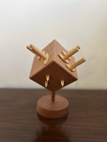 Extremely Rare Sid Sackson Nine Of Swords Wooden Puzzle