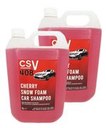 Snow Foam Concentrate Cherry Scented 2 x 5L (10L Total) (Non-Caustic) CSV