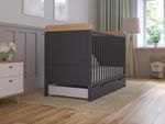 Levi | Convertible Baby Cot Bed - 120x60cm Modern Convertible Cot Bed