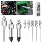 9PCS Grease Gun Needle Tip Kit Auto Bearing Needle Nozzle Fitting Injector Tool