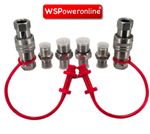 Mini Digger / Excavator Hydraulic Quick Connection Kit 1/4'" to M14 and 3/8"