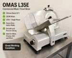 Omas L35e Commercial Meat Slicer