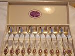 Royal Country Country Meadow 12pc Spoon & Fork Set With Floral Handles.