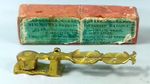 ANTIQUE BRASS SOVEREIGN SCALES SIMMONS BOXED VICTORIAN 