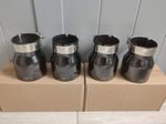 4 x Bmw Exhaust Tips Titanium Black MP M2 M3 M4 M5 M6 F80 F82 F83 F87 F10 F06