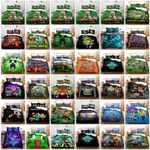 Minecraf Quilt Duvet Donna Cover Set Bedding Soft Kid Single Double King Size E