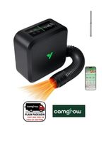 AeroFlux Smart Grow Tent Heater with VPD Control - 700W PTC Heating 40% Stronger