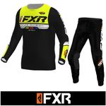 2026 FXR Motocross Kit Adult FXR APEX Black Hi-Viz MX Kit - Same Day Shipping