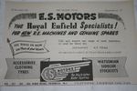 1955 Advert for "Royal Enfield Dealer " Motorcycles Vintage Original Print Ad