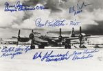 ENOLA GAY Crew Signed x6 Photograph - Hiroshima Bomb 6 Aug 1945 10"x7" reprint