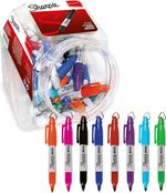 Sharpie Mini Permanent Marker Pens Fine Tip Assorted Pack of 72 Pocket Size