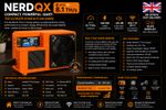 NerdQX Orange Bitcoin Solo Miner – Up to 8.1 TH/s, 138.5W