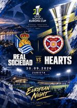 REAL SOCIEDAD Spain v HEARTS Scotland 30 September 2026 Womens EC FAN edit