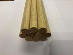 Oak Dowels (19mm x 300mm) Kiln Dried Pack Of 10