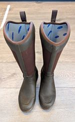 Muck Women’s Long Riding Boots Brown Waterproof Synthetic UK 4