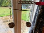 Vintage Hanging Copper Balance Scales