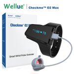 Checkme O2 Max Wrist Pulse Oximeter Bluetooth 72h Battery Life 1S Data Sampling