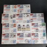 Austria WIPA 1981 Stamp Exhibition Collection Lot Entry Tickets Postmarks FDC