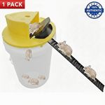 Flip N Slide Mouse / Rat Trap Bucket Lid Catcher with Ramp Mousetrap - 1 PK