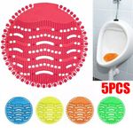 5Pcs Urinal Screen Mat Pad Deodoriser Anti Splash Toilet Fresh Fragrance-UK