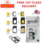 Nano SIM Card to MICRO Standard SIM Adapter 4 In 1 Pack For iPhone & Samsung 401