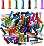 50Pcs Bike Inner Cable End Caps Alloy Brake Shift Cable Tips Crimps for MTB