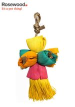 Rosewood Boredom Breaker Blossom Tower Hanging Small Animal Bird Toy