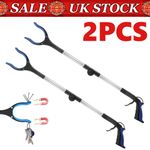 LONG REACH GRABBER REACHER LITTER PICKER HELPING HAND HELD PICK UP TOOL 81CM