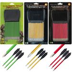 Crossbow Bolts 6.5" Pointed Aluminium Alloy Steel Tips Hunting Shooting Bow
