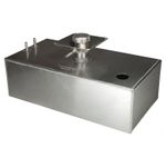 OBP Universal Aluminium Baffled 8 Gallon Fuel Tank - 10mm Push On (Option 4)