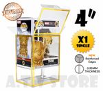ATV Gold Protectors / Cases for 4" Funko Pop Vinyl  0.50 mm THICKNESS 1 x Single