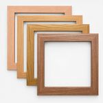 Wooden Style Square Photo Picture Frames OAK PINE BEECH All sizes