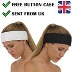 Black / White Headband Lot Make Up Beauty Towel Cotton Spa Salon Adjustable