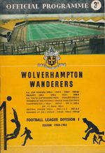 CUP WINNERS CUP SEMI FINAL 1961 Wolves v Rangers