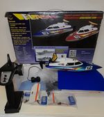Vintage -Atomic Flash high speed boat  2.4GHz -20KM/H  QR code on box for video 