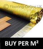 5mm or 6mm Sonic Gold Underlay - Wood - Laminate Flooring - Acoustic, Insulation