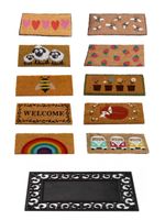 Doormat Inserts Coir Rubber Mix and Match 20 Great Designs Indoor & Outdoor Mat