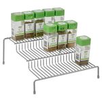 3 Tier Spice Rack Kitchen Shelf Cupboard Organiser Metal Storage Stand Unit