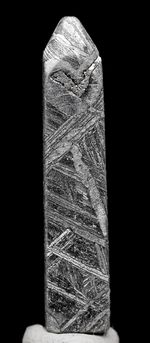 SEYMCHAN IRON METEORITE Specimen PALLASITE Etched Obelisk Carving RUSSIA
