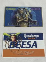 Rare Goosebumps Beesa (Visa) & Express Cold Cash Card Faux Credit Cards Mummy