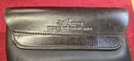 Bill Amberg Shot Gun Leather And Wool Case