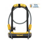 OnGuard Pitbull DT U-Lock & Cable Shackle D U Lock GOLD SOLD SECURE Bike 8005