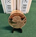 Jurassic Park The Lost World Dilophosaurus 1 oz .999 Fine Copper Round Lot of 45